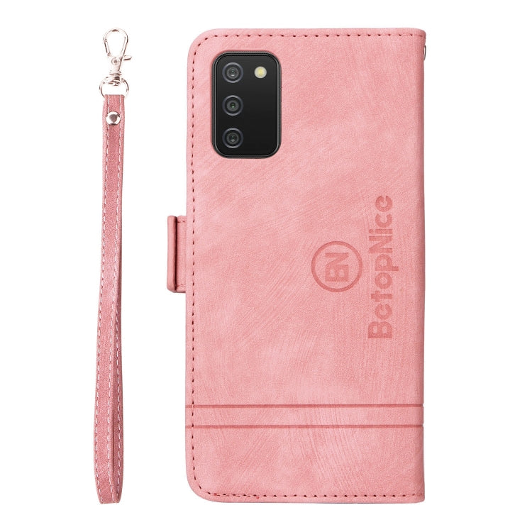 For Samsung Galaxy A03s 166mm BETOPNICE Dual-side Buckle Leather Phone Case