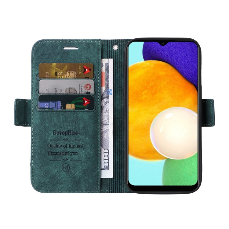 For Samsung Galaxy A03s 166mm BETOPNICE Dual-side Buckle Leather Phone Case