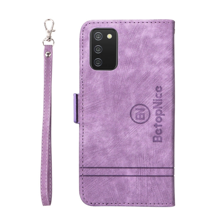 For Samsung Galaxy A03s 166mm BETOPNICE Dual-side Buckle Leather Phone Case