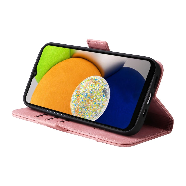 For Samsung Galaxy A03 166mm BETOPNICE Dual-side Buckle Leather Phone Case