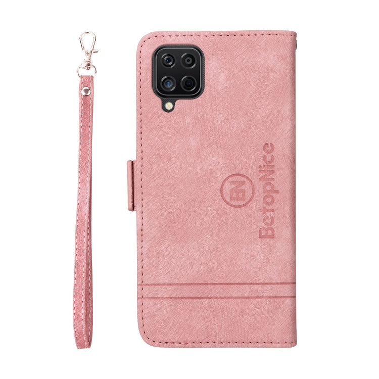 For Samsung Galaxy A12 5G / 4G BETOPNICE Dual-side Buckle Leather Phone Case
