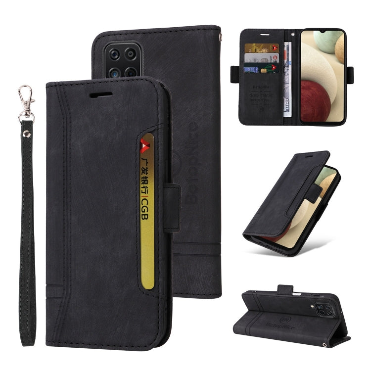For Samsung Galaxy A12 5G / 4G BETOPNICE Dual-side Buckle Leather Phone Case