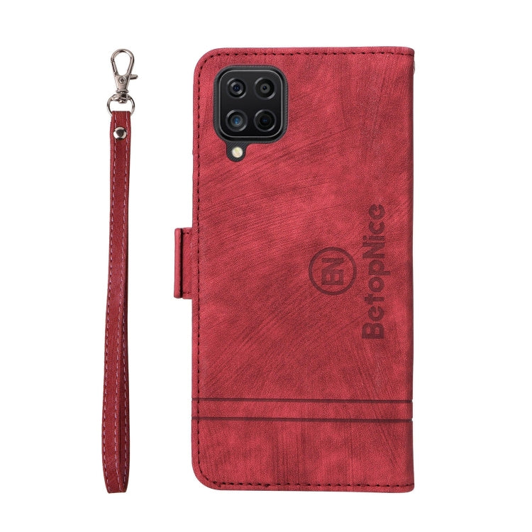 For Samsung Galaxy A12 5G / 4G BETOPNICE Dual-side Buckle Leather Phone Case