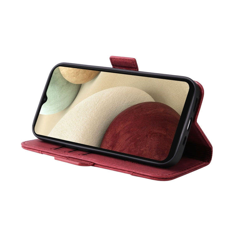 For Samsung Galaxy A12 5G / 4G BETOPNICE Dual-side Buckle Leather Phone Case