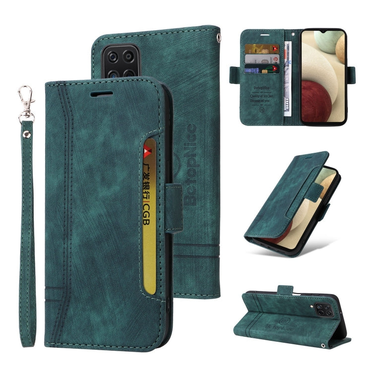For Samsung Galaxy A12 5G / 4G BETOPNICE Dual-side Buckle Leather Phone Case
