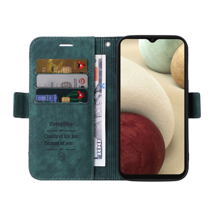 For Samsung Galaxy A12 5G / 4G BETOPNICE Dual-side Buckle Leather Phone Case