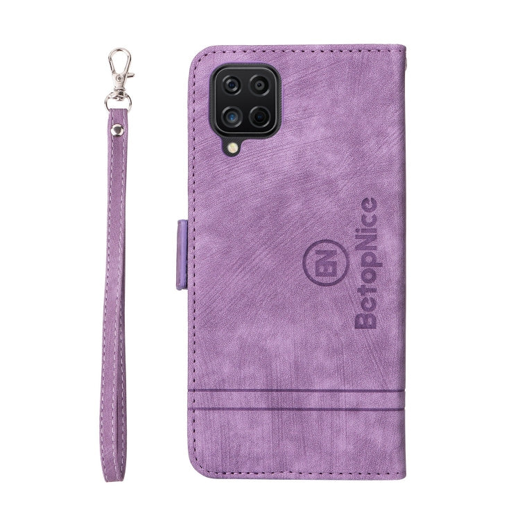 For Samsung Galaxy A12 5G / 4G BETOPNICE Dual-side Buckle Leather Phone Case