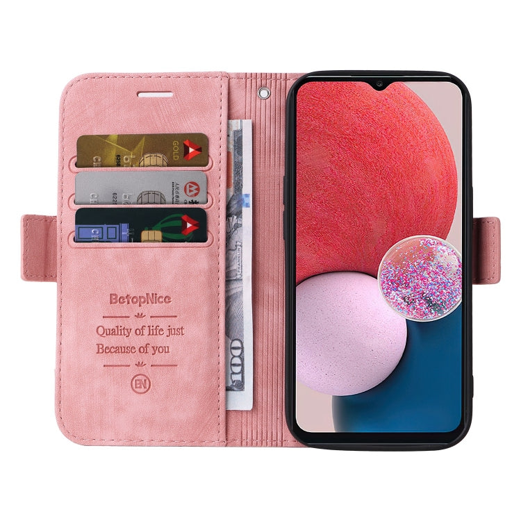 For Samsung Galaxy A13 4G BETOPNICE Dual-side Buckle Leather Phone Case