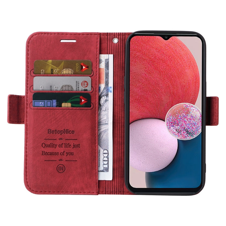 For Samsung Galaxy A13 4G BETOPNICE Dual-side Buckle Leather Phone Case
