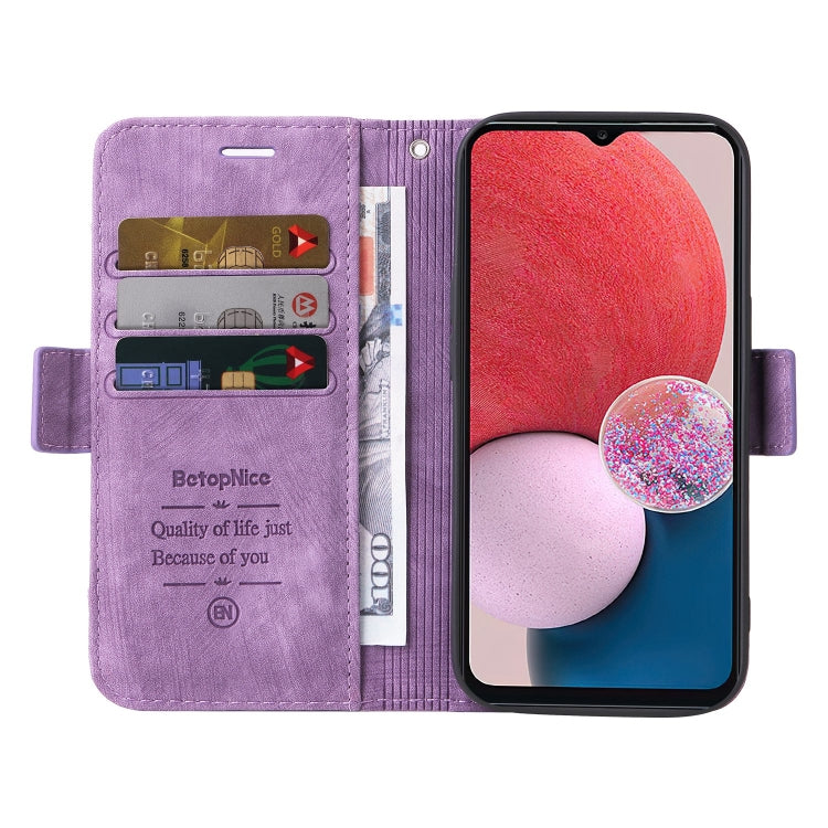 For Samsung Galaxy A13 4G BETOPNICE Dual-side Buckle Leather Phone Case