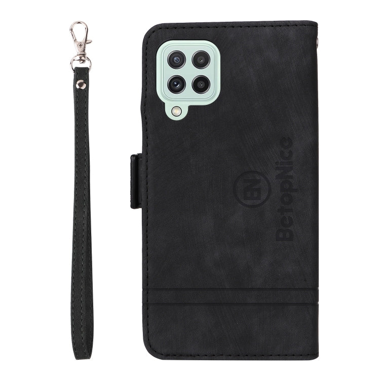 For Samsung Galaxy A22 4G EU Version BETOPNICE Dual-side Buckle Leather Phone Case
