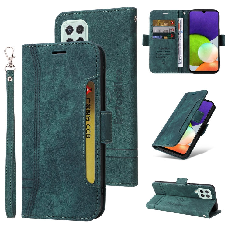 For Samsung Galaxy A22 4G EU Version BETOPNICE Dual-side Buckle Leather Phone Case