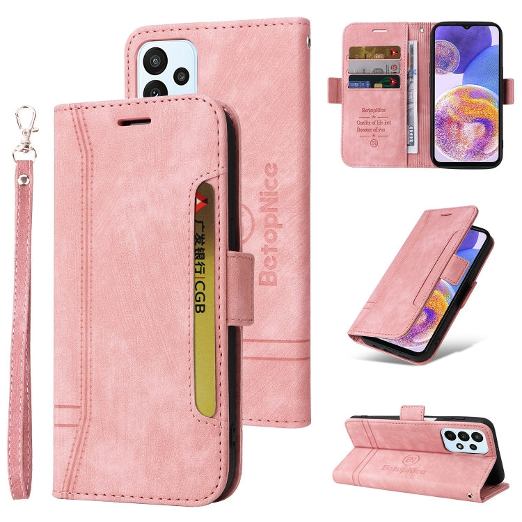 For Samsung Galaxy A23 4G BETOPNICE Dual-side Buckle Leather Phone Case