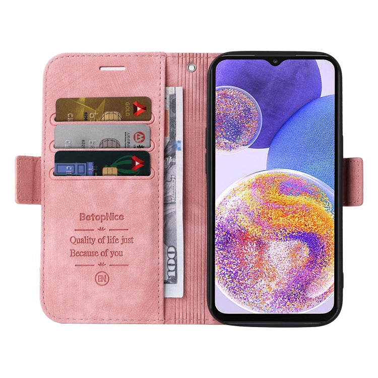 For Samsung Galaxy A23 4G BETOPNICE Dual-side Buckle Leather Phone Case