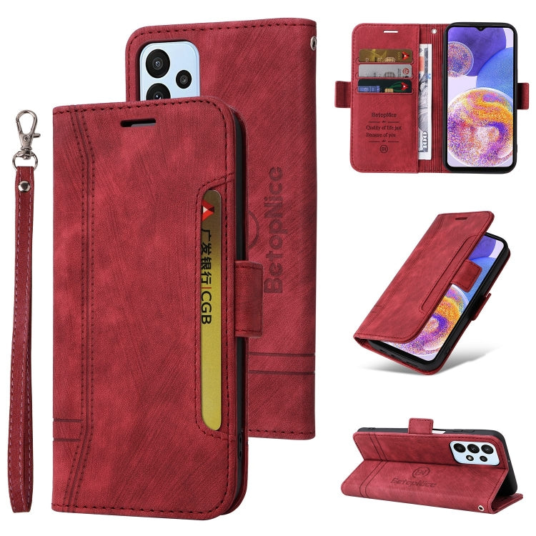 For Samsung Galaxy A23 4G BETOPNICE Dual-side Buckle Leather Phone Case
