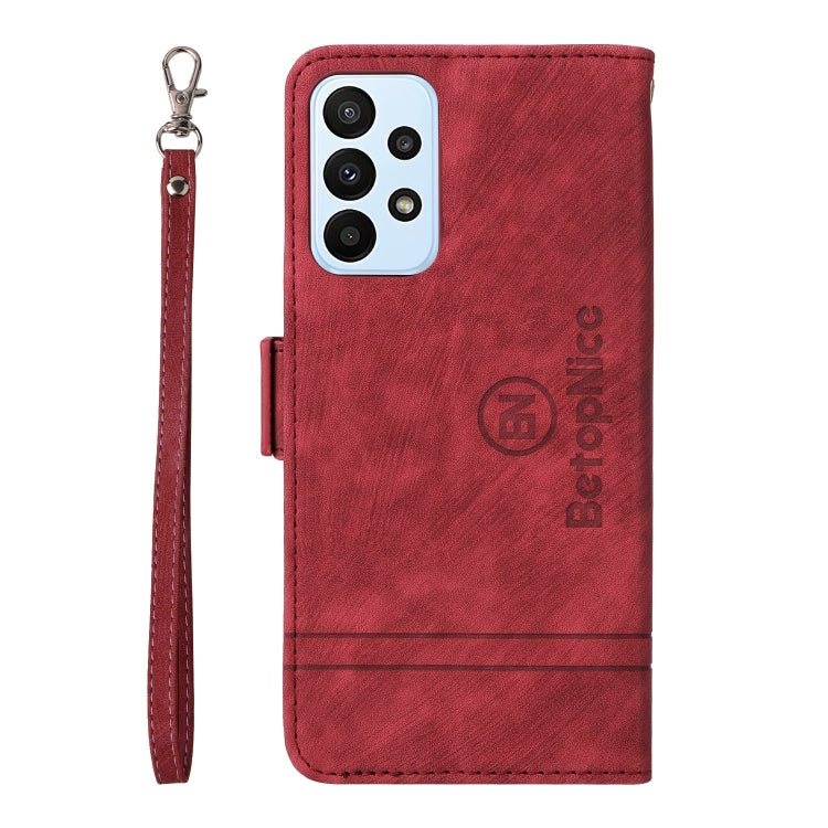 For Samsung Galaxy A23 4G BETOPNICE Dual-side Buckle Leather Phone Case