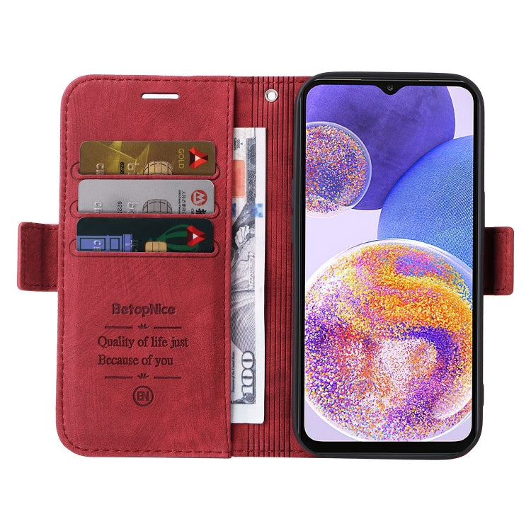 For Samsung Galaxy A23 4G BETOPNICE Dual-side Buckle Leather Phone Case