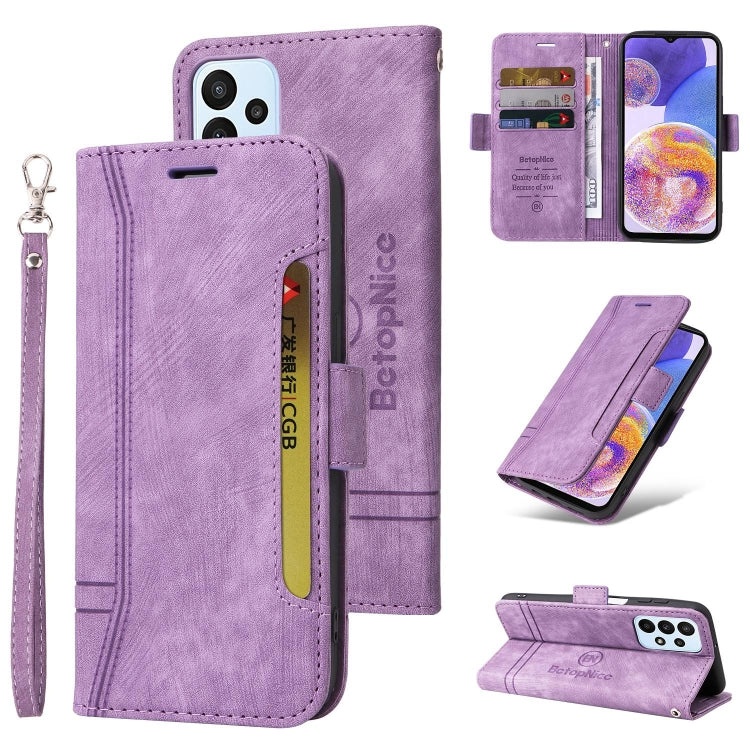 For Samsung Galaxy A23 4G BETOPNICE Dual-side Buckle Leather Phone Case