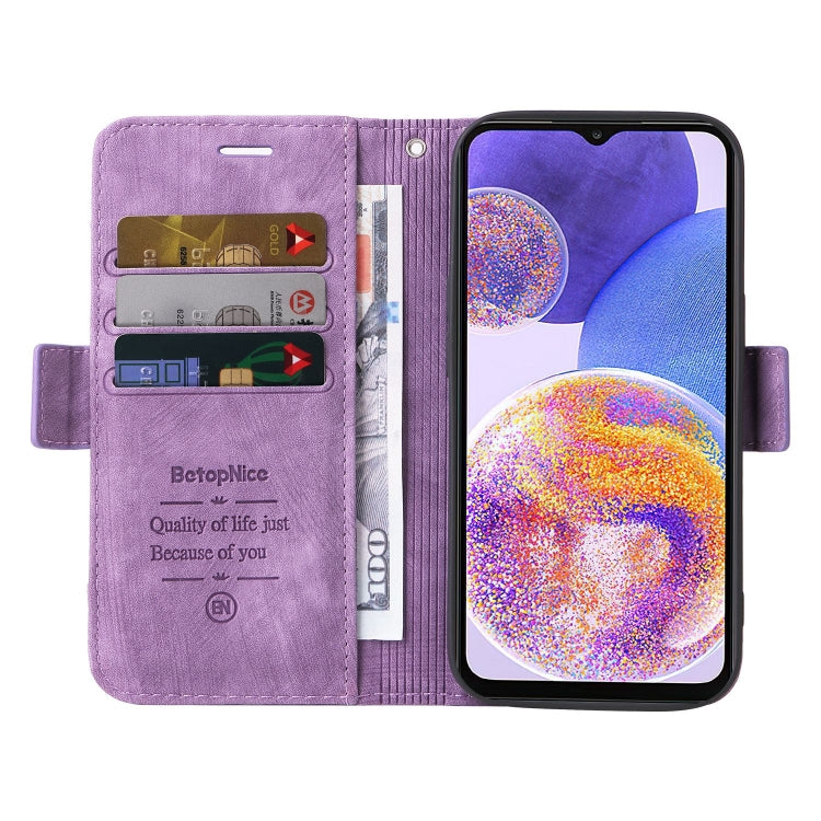 For Samsung Galaxy A23 4G BETOPNICE Dual-side Buckle Leather Phone Case