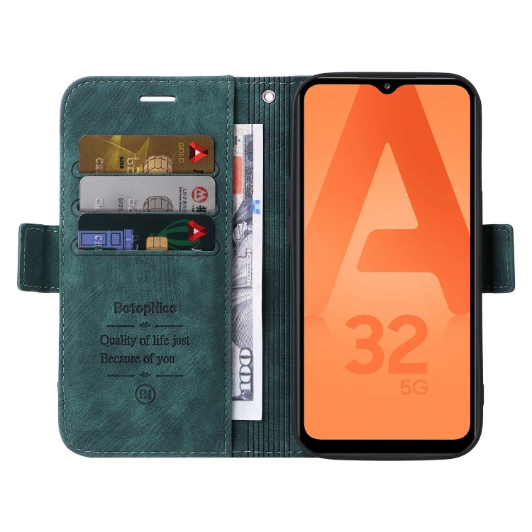 For Samsung Galaxy A32 5G BETOPNICE Dual-side Buckle Leather Phone Case