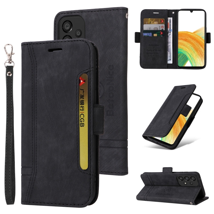 For Samsung Galaxy A33 5G BETOPNICE Dual-side Buckle Leather Phone Case