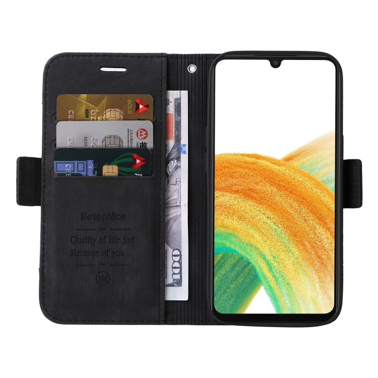 For Samsung Galaxy A33 5G BETOPNICE Dual-side Buckle Leather Phone Case