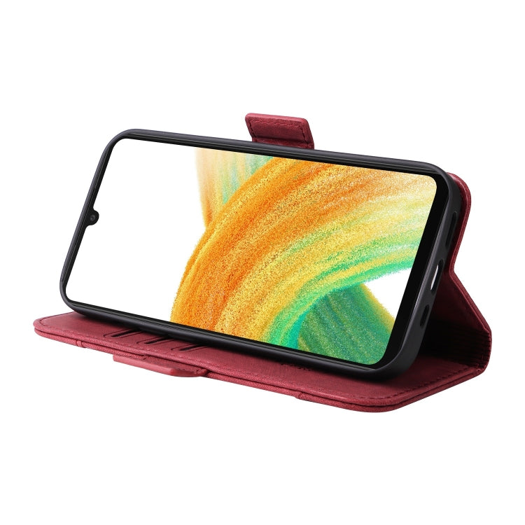 For Samsung Galaxy A33 5G BETOPNICE Dual-side Buckle Leather Phone Case