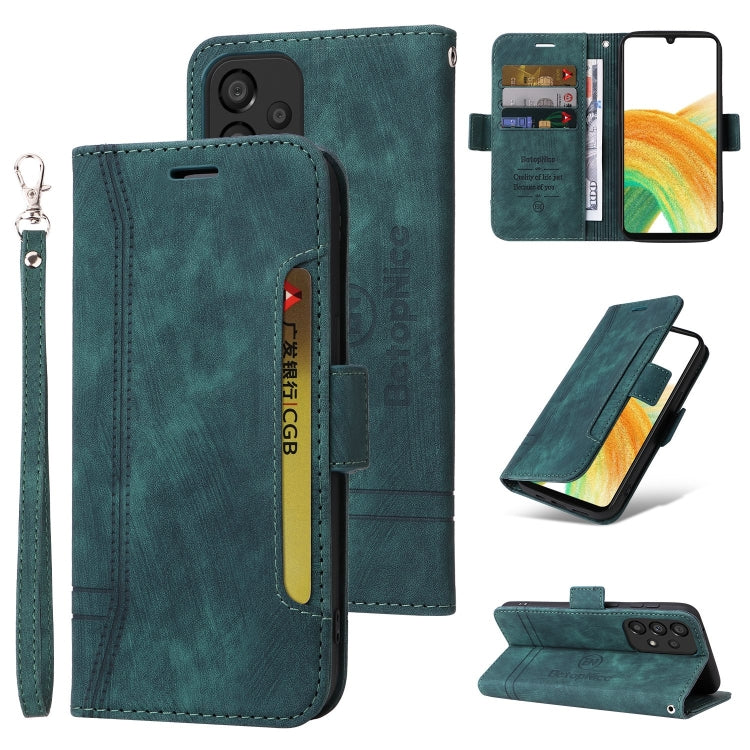For Samsung Galaxy A33 5G BETOPNICE Dual-side Buckle Leather Phone Case