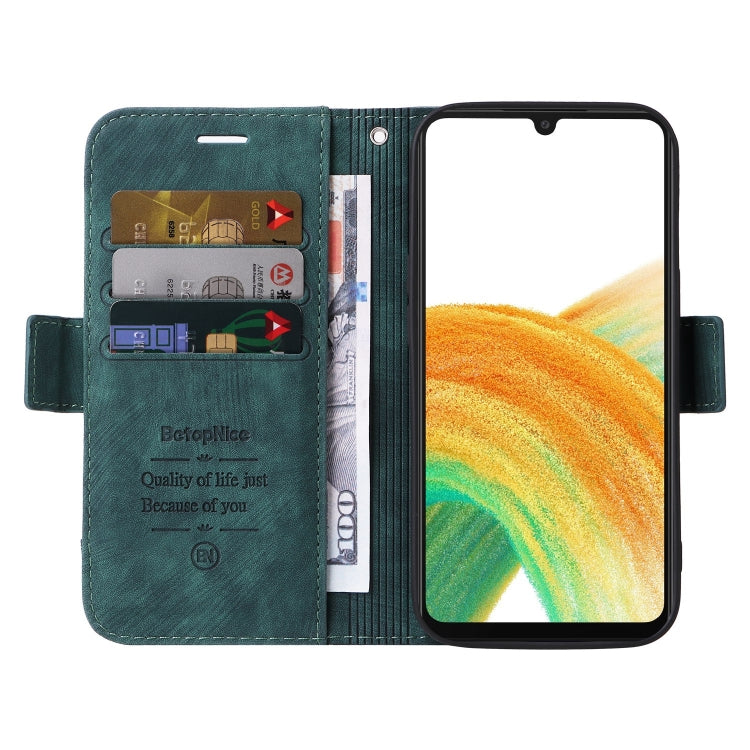 For Samsung Galaxy A33 5G BETOPNICE Dual-side Buckle Leather Phone Case