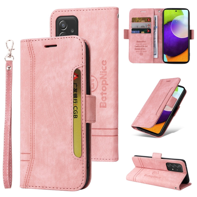 For Samsung Galaxy A52 5G / 4G BETOPNICE Dual-side Buckle Leather Phone Case