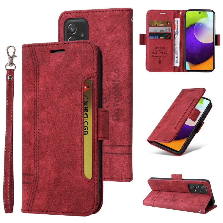 For Samsung Galaxy A52 5G / 4G BETOPNICE Dual-side Buckle Leather Phone Case