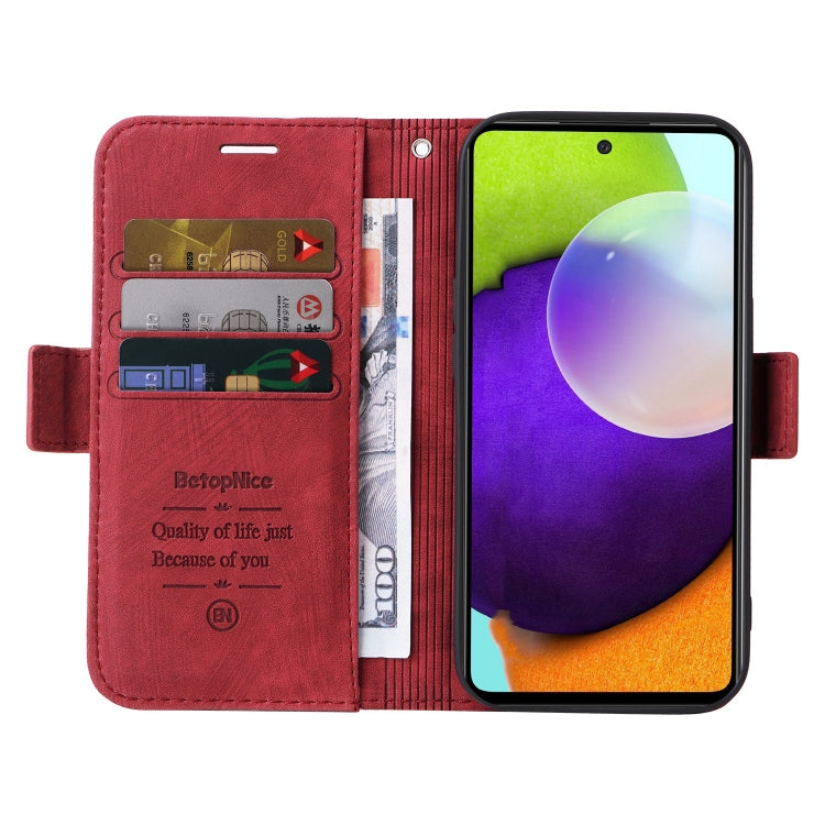 For Samsung Galaxy A52 5G / 4G BETOPNICE Dual-side Buckle Leather Phone Case