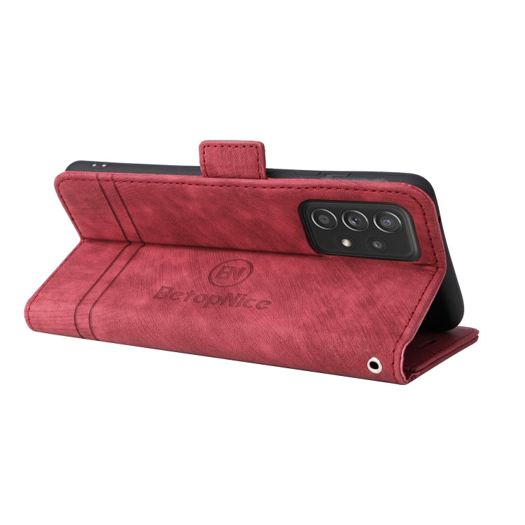 For Samsung Galaxy A52 5G / 4G BETOPNICE Dual-side Buckle Leather Phone Case