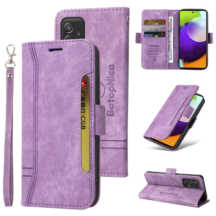 For Samsung Galaxy A52 5G / 4G BETOPNICE Dual-side Buckle Leather Phone Case