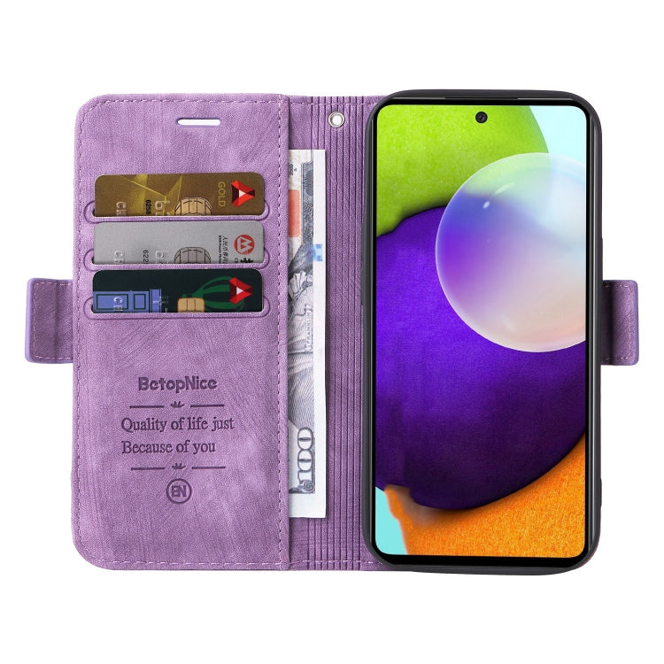 For Samsung Galaxy A52 5G / 4G BETOPNICE Dual-side Buckle Leather Phone Case