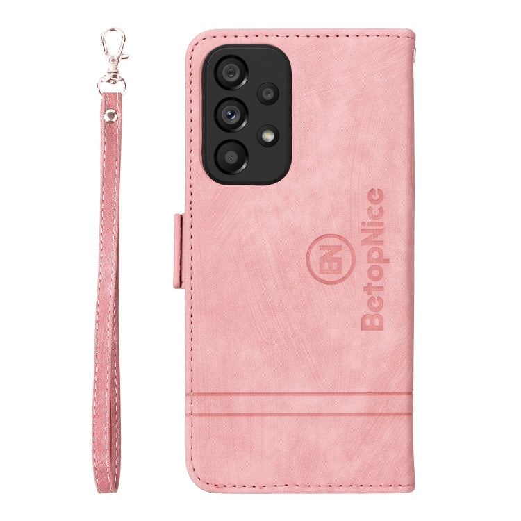 For Samsung Galaxy A53 5G BETOPNICE Dual-side Buckle Leather Phone Case
