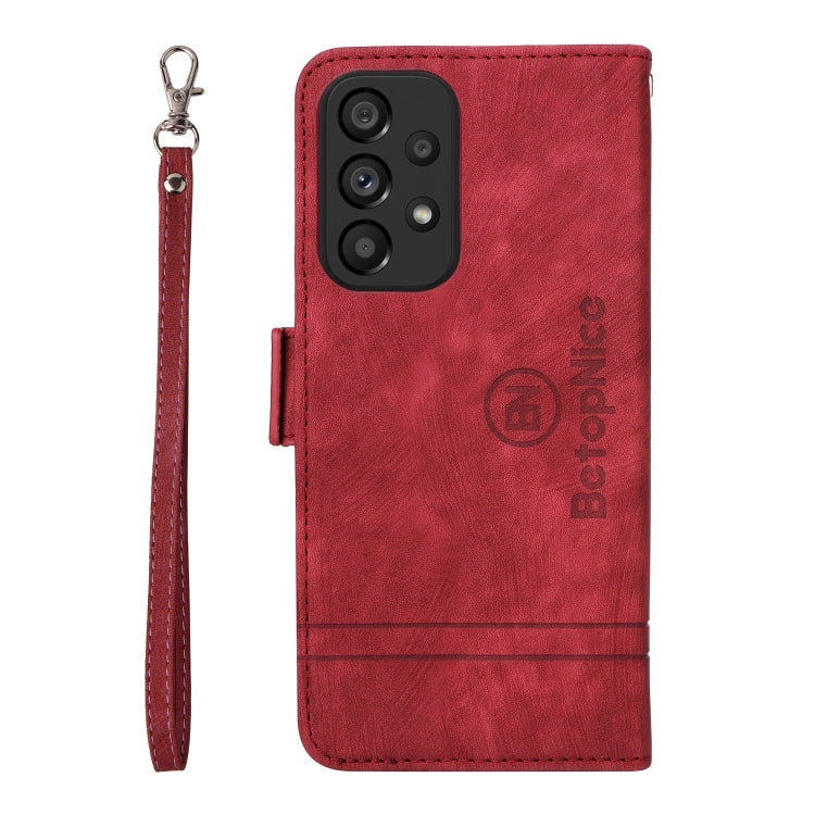 For Samsung Galaxy A53 5G BETOPNICE Dual-side Buckle Leather Phone Case