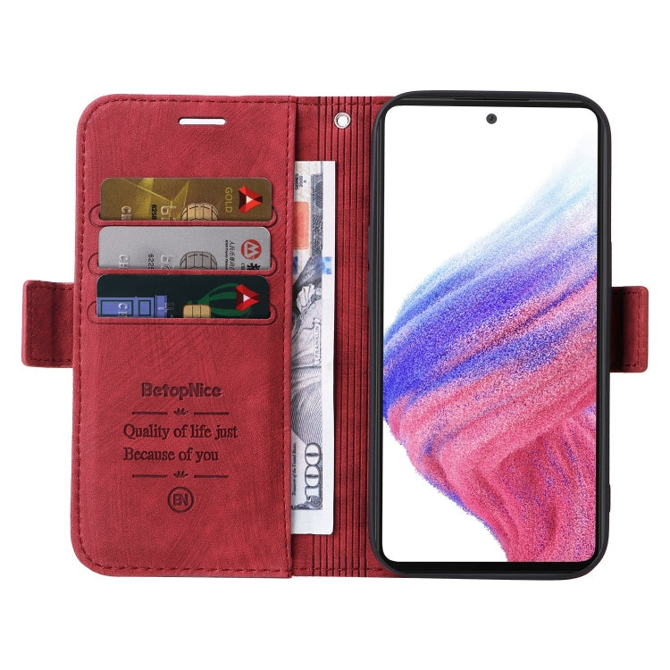 For Samsung Galaxy A53 5G BETOPNICE Dual-side Buckle Leather Phone Case