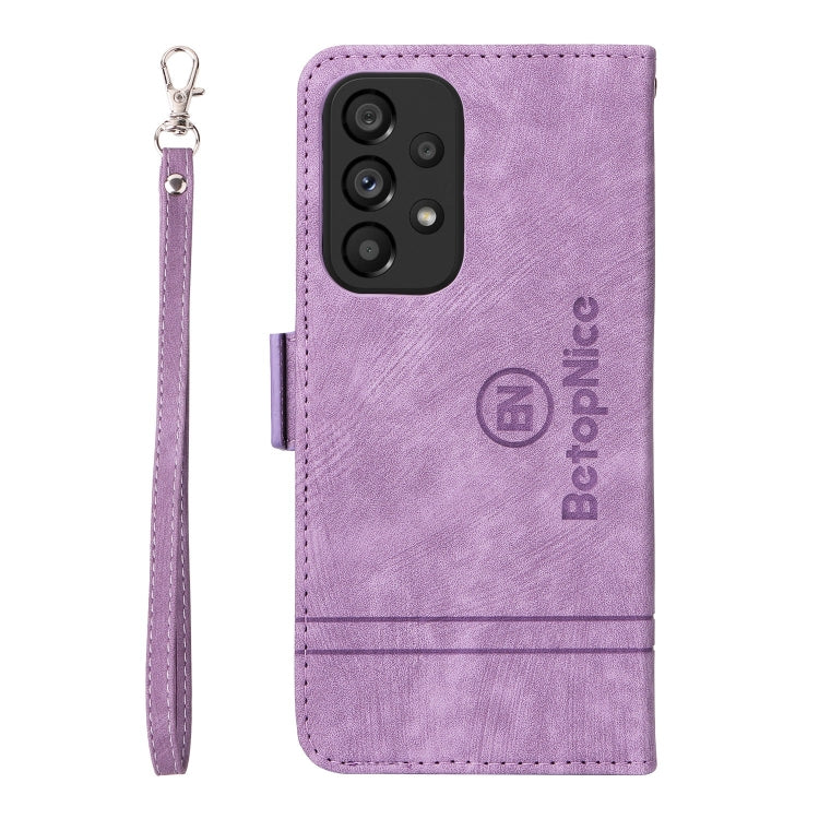 For Samsung Galaxy A53 5G BETOPNICE Dual-side Buckle Leather Phone Case