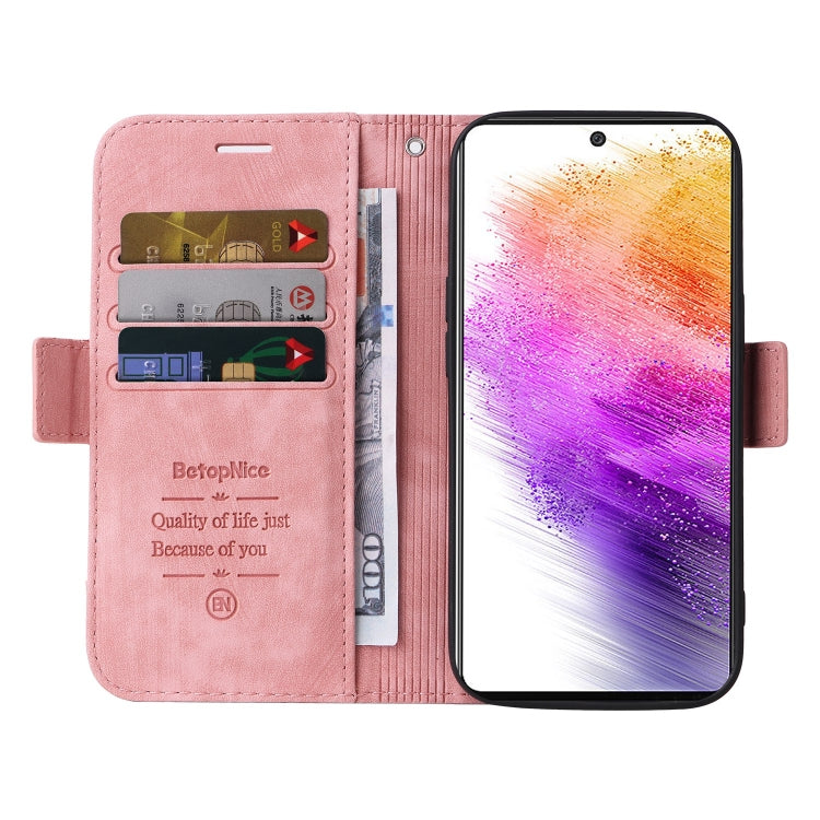 For Samsung Galaxy A73 5G BETOPNICE Dual-side Buckle Leather Phone Case