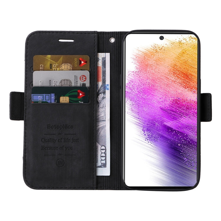 For Samsung Galaxy A73 5G BETOPNICE Dual-side Buckle Leather Phone Case