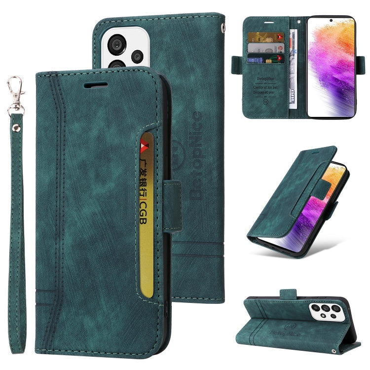 For Samsung Galaxy A73 5G BETOPNICE Dual-side Buckle Leather Phone Case