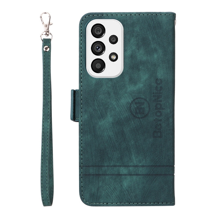 For Samsung Galaxy A73 5G BETOPNICE Dual-side Buckle Leather Phone Case
