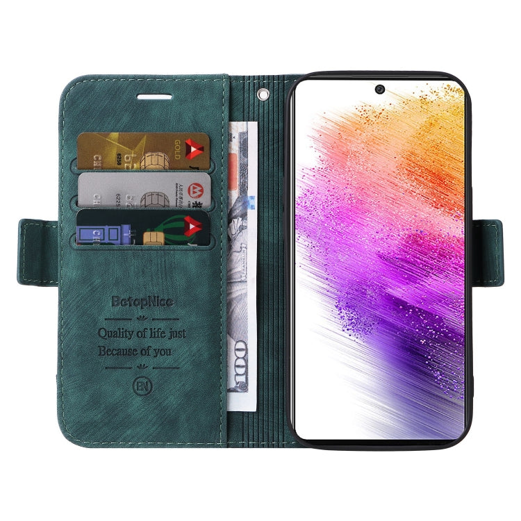 For Samsung Galaxy A73 5G BETOPNICE Dual-side Buckle Leather Phone Case