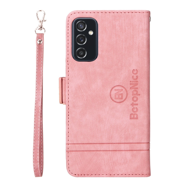 For Samsung Galaxy M52 5G BETOPNICE Dual-side Buckle Leather Phone Case