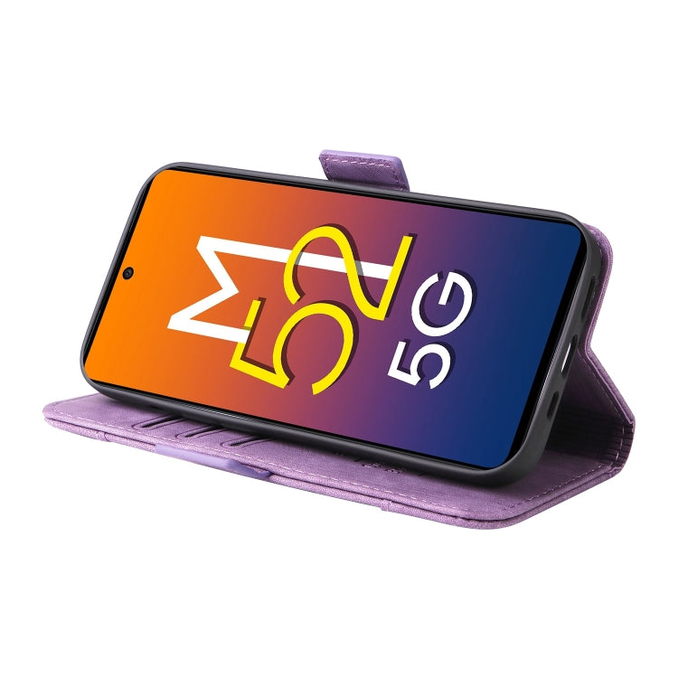 For Samsung Galaxy M52 5G BETOPNICE Dual-side Buckle Leather Phone Case