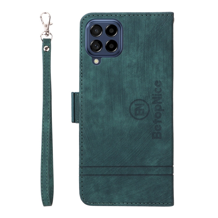 For Samsung Galaxy M53 5G BETOPNICE Dual-side Buckle Leather Phone Case