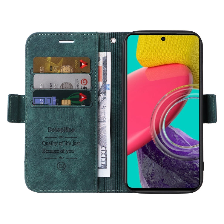 For Samsung Galaxy M53 5G BETOPNICE Dual-side Buckle Leather Phone Case