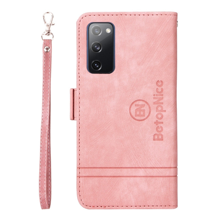 For Samsung Galaxy S20 FE BETOPNICE Dual-side Buckle Leather Phone Case