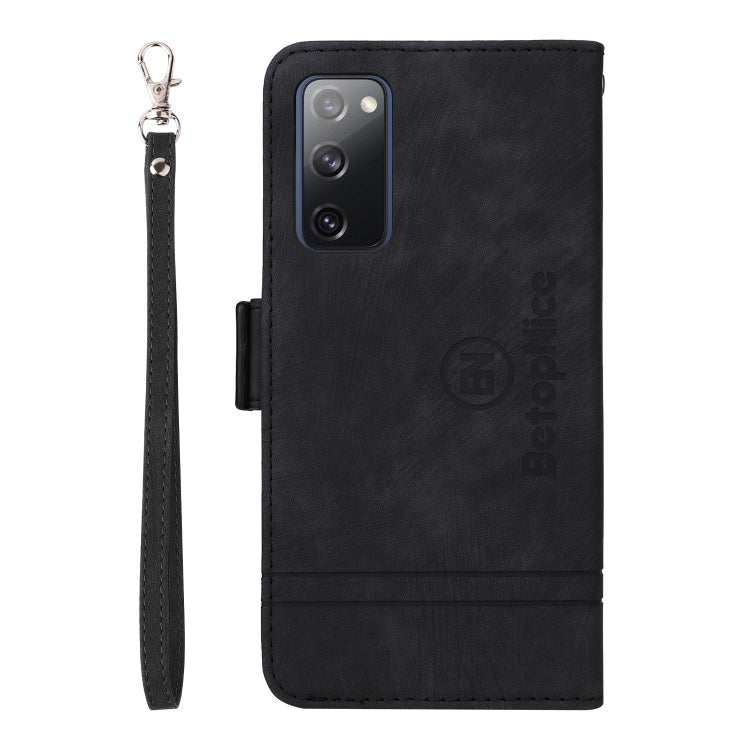 For Samsung Galaxy S20 FE BETOPNICE Dual-side Buckle Leather Phone Case